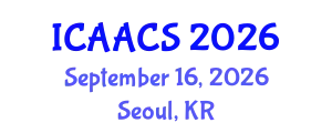 International Conference on Agriculture, Agronomy and Crop Sciences (ICAACS) September 16, 2026 - Seoul, Republic of Korea