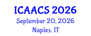 International Conference on Agriculture, Agronomy and Crop Sciences (ICAACS) September 20, 2026 - Naples, Italy