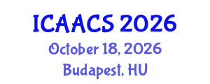 International Conference on Agriculture, Agronomy and Crop Sciences (ICAACS) October 18, 2026 - Budapest, Hungary