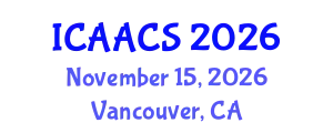International Conference on Agriculture, Agronomy and Crop Sciences (ICAACS) November 15, 2026 - Vancouver, Canada