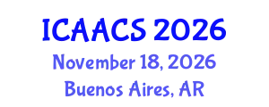 International Conference on Agriculture, Agronomy and Crop Sciences (ICAACS) November 18, 2026 - Buenos Aires, Argentina