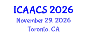 International Conference on Agriculture, Agronomy and Crop Sciences (ICAACS) November 29, 2026 - Toronto, Canada