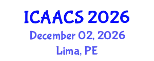 International Conference on Agriculture, Agronomy and Crop Sciences (ICAACS) December 02, 2026 - Lima, Peru
