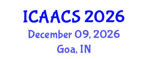 International Conference on Agriculture, Agronomy and Crop Sciences (ICAACS) December 09, 2026 - Goa, India