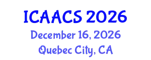 International Conference on Agriculture, Agronomy and Crop Sciences (ICAACS) December 16, 2026 - Quebec City, Canada