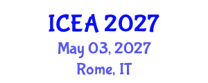 International Conference on Electromagnetics and Applications (ICEA) May 03, 2027 - Rome, Italy