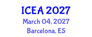 International Conference on Electromagnetics and Applications (ICEA) March 04, 2027 - Barcelona, Spain