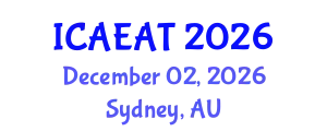 International Conference on Applied Electromagnetics and Antenna Technology (ICAEAT) December 02, 2026 - Sydney, Australia