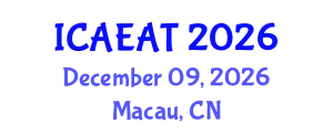 International Conference on Applied Electromagnetics and Antenna Technology (ICAEAT) December 09, 2026 - Macau, China