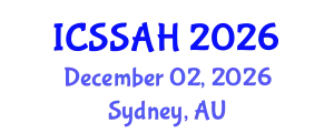 International Conference on Social Sciences, Arts and Humanities (ICSSAH) December 02, 2026 - Sydney, Australia