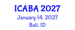 International Conference on Architectural and Building Acoustics (ICABA) January 14, 2027 - Bali, Indonesia