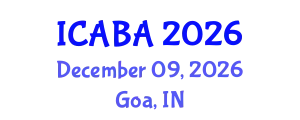 International Conference on Architectural and Building Acoustics (ICABA) December 09, 2026 - Goa, India
