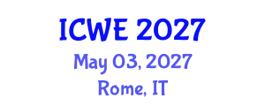 International Conference on Wind Engineering (ICWE) May 03, 2027 - Rome, Italy