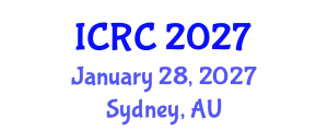 International Conference on Cosmic Ray (ICRC) January 28, 2027 - Sydney, Australia