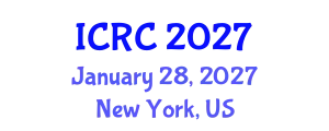 International Conference on Cosmic Ray (ICRC) January 28, 2027 - New York, United States