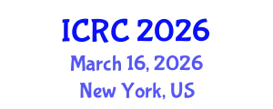 International Conference on Cosmic Ray (ICRC) March 16, 2026 - New York, United States