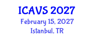 International Conference on Advanced Vibrational Spectroscopy (ICAVS) February 15, 2027 - Istanbul, Turkey