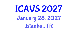 International Conference on Advanced Vibrational Spectroscopy (ICAVS) January 28, 2027 - Istanbul, Turkey