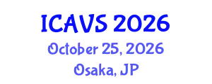 International Conference on Advanced Vibrational Spectroscopy (ICAVS) October 25, 2026 - Osaka, Japan