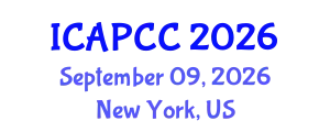 International Conference on Air Pollution and Climate Change (ICAPCC) September 09, 2026 - New York, United States
