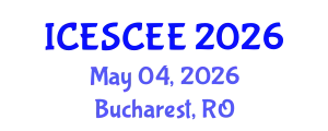International Conference on Energy Storage, Conversion and Electrical Engineering (ICESCEE) May 04, 2026 - Bucharest, Romania