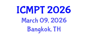 International Conference on Mycotoxins, Phycotoxins and Toxicology (ICMPT) March 09, 2026 - Bangkok, Thailand
