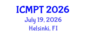 International Conference on Mycotoxins, Phycotoxins and Toxicology (ICMPT) July 19, 2026 - Helsinki, Finland