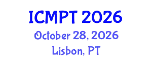 International Conference on Mycotoxins, Phycotoxins and Toxicology (ICMPT) October 28, 2026 - Lisbon, Portugal