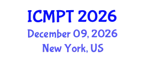 International Conference on Mycotoxins, Phycotoxins and Toxicology (ICMPT) December 09, 2026 - New York, United States