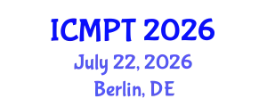 International Conference on Mycotoxins, Phycotoxins and Toxicology (ICMPT) July 22, 2026 - Berlin, Germany