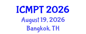International Conference on Mycotoxins, Phycotoxins and Toxicology (ICMPT) August 19, 2026 - Bangkok, Thailand
