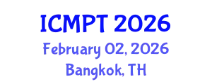 International Conference on Mycotoxins, Phycotoxins and Toxicology (ICMPT) February 02, 2026 - Bangkok, Thailand
