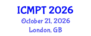 International Conference on Mycotoxins, Phycotoxins and Toxicology (ICMPT) October 21, 2026 - London, United Kingdom