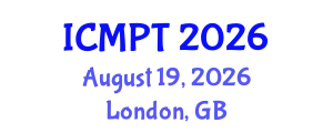 International Conference on Mycotoxins, Phycotoxins and Toxicology (ICMPT) August 19, 2026 - London, United Kingdom