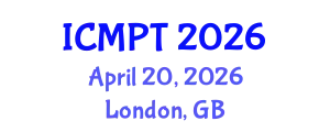 International Conference on Mycotoxins, Phycotoxins and Toxicology (ICMPT) April 20, 2026 - London, United Kingdom