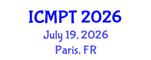 International Conference on Mycotoxins, Phycotoxins and Toxicology (ICMPT) July 19, 2026 - Paris, France