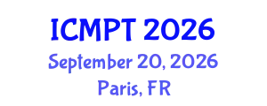 International Conference on Mycotoxins, Phycotoxins and Toxicology (ICMPT) September 20, 2026 - Paris, France