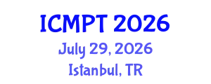 International Conference on Mycotoxins, Phycotoxins and Toxicology (ICMPT) July 29, 2026 - Istanbul, Turkey