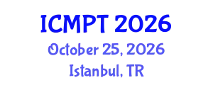International Conference on Mycotoxins, Phycotoxins and Toxicology (ICMPT) October 25, 2026 - Istanbul, Turkey