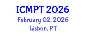International Conference on Mycotoxins, Phycotoxins and Toxicology (ICMPT) February 02, 2026 - Lisbon, Portugal