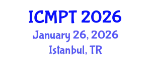 International Conference on Mycotoxins, Phycotoxins and Toxicology (ICMPT) January 26, 2026 - Istanbul, Turkey