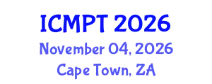 International Conference on Mycotoxins, Phycotoxins and Toxicology (ICMPT) November 04, 2026 - Cape Town, South Africa