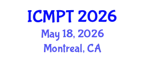 International Conference on Mycotoxins, Phycotoxins and Toxicology (ICMPT) May 18, 2026 - Montreal, Canada