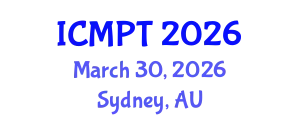 International Conference on Mycotoxins, Phycotoxins and Toxicology (ICMPT) March 30, 2026 - Sydney, Australia