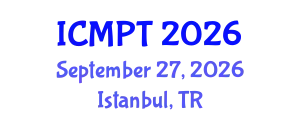 International Conference on Mycotoxins, Phycotoxins and Toxicology (ICMPT) September 27, 2026 - Istanbul, Turkey