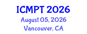 International Conference on Mycotoxins, Phycotoxins and Toxicology (ICMPT) August 05, 2026 - Vancouver, Canada