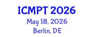 International Conference on Mycotoxins, Phycotoxins and Toxicology (ICMPT) May 18, 2026 - Berlin, Germany