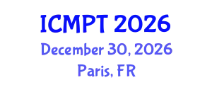 International Conference on Mycotoxins, Phycotoxins and Toxicology (ICMPT) December 30, 2026 - Paris, France