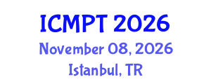 International Conference on Mycotoxins, Phycotoxins and Toxicology (ICMPT) November 08, 2026 - Istanbul, Turkey
