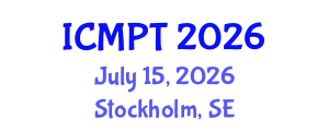 International Conference on Mycotoxins, Phycotoxins and Toxicology (ICMPT) July 15, 2026 - Stockholm, Sweden